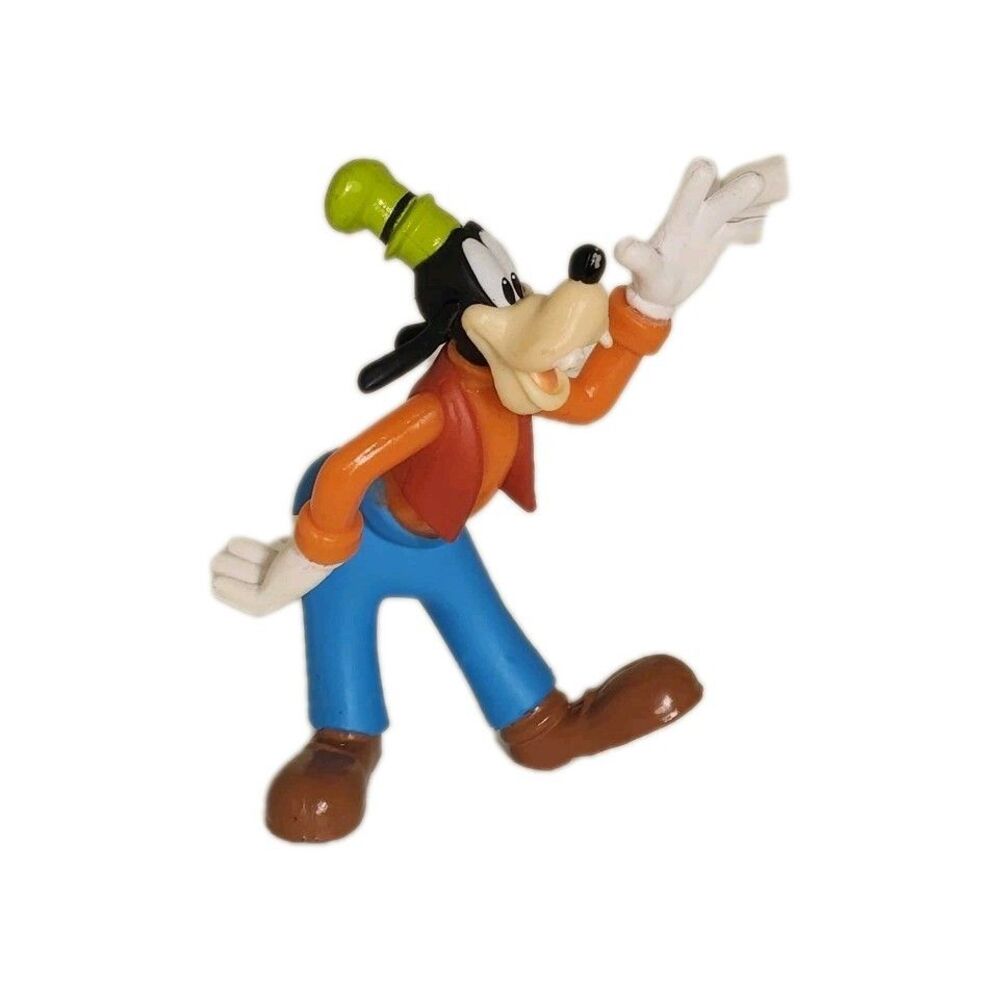 Vintage Disney Goofy Waving 3.5" Collectible Figurine